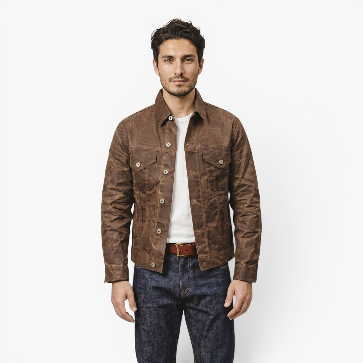 Old Fortune | Herren Vintage Jacke aus gewachster Baumwolle