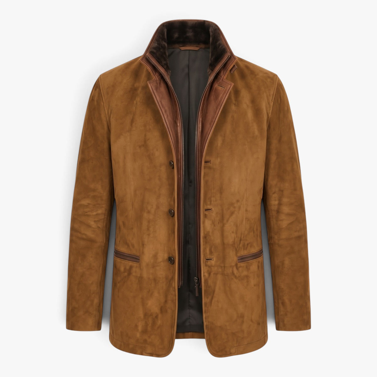 Old Fortune | Herrenjacke mit Stehkragen