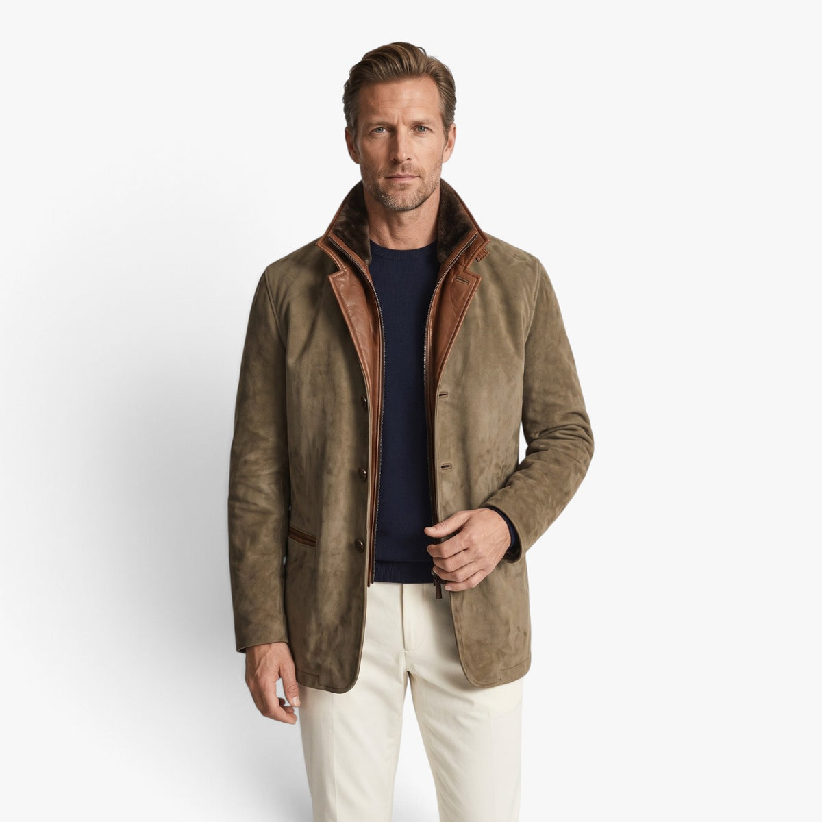 Old Fortune | Men's blazer with a high collar