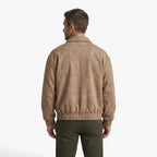 Old Fortune | Herrenjacke mit Velourslederstruktur und Reißverschluss