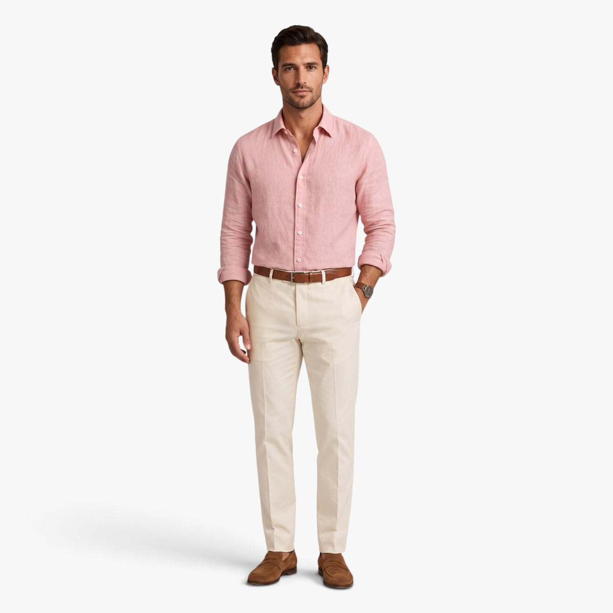 Old Fortune | Men's Classic Long-Sleeve Shirt