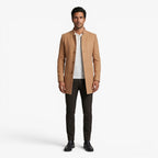 Old Fortune | Men's Elegant Coat with Stand-up Collar