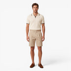 Old Fortune | Heren Polo Tricot T-shirt met Rits Korte Mouw Casual