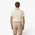 Old Fortune | Heren Polo Tricot T-shirt met Rits Korte Mouw Casual