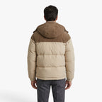 Old Fortune | Men's quilted hooded jacket