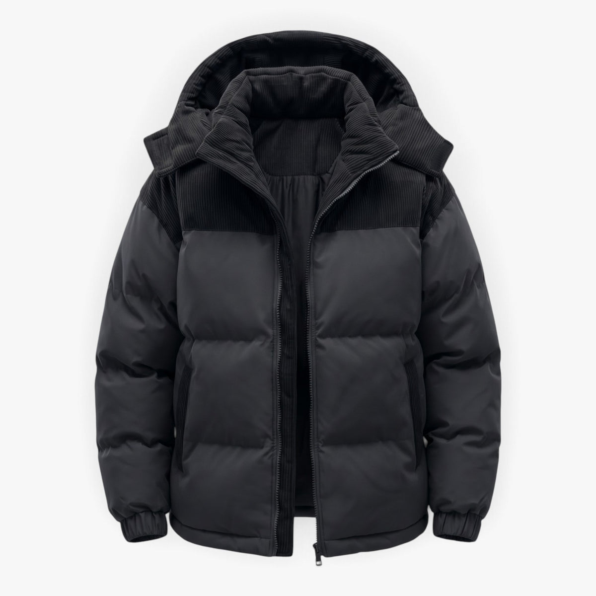 Old Fortune | Herren-Steppjacke mit Kapuze