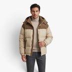 Old Fortune | Men's quilted hooded jacket