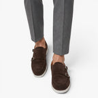 Old Fortune | Men's Monk Strap Loafers with Double Buckle
