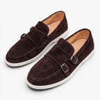 Old Fortune | Men's Monk Strap Loafers with Double Buckle