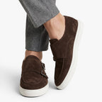 Old Fortune | Men's Monk Strap Loafers with Double Buckle