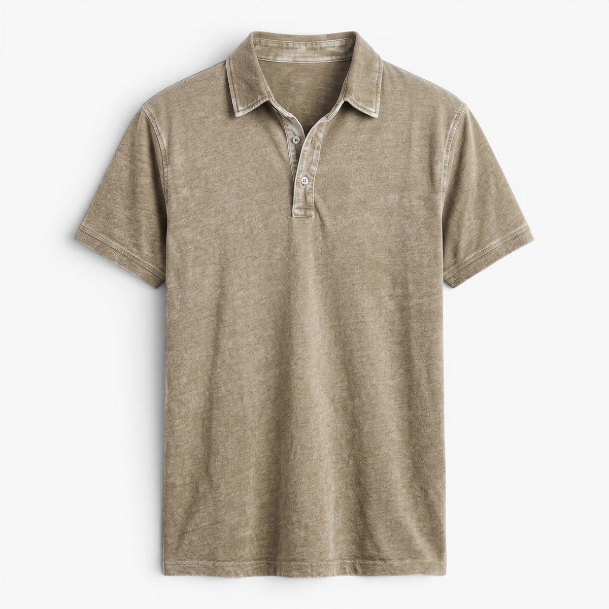 Old Fortune | Heren Vintage Polo Shirt met Verweerd Effect
