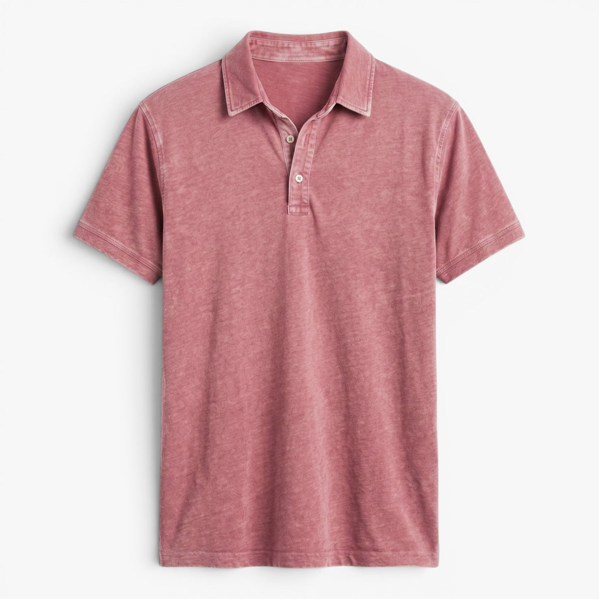 Old Fortune | Heren Vintage Polo Shirt met Verweerd Effect