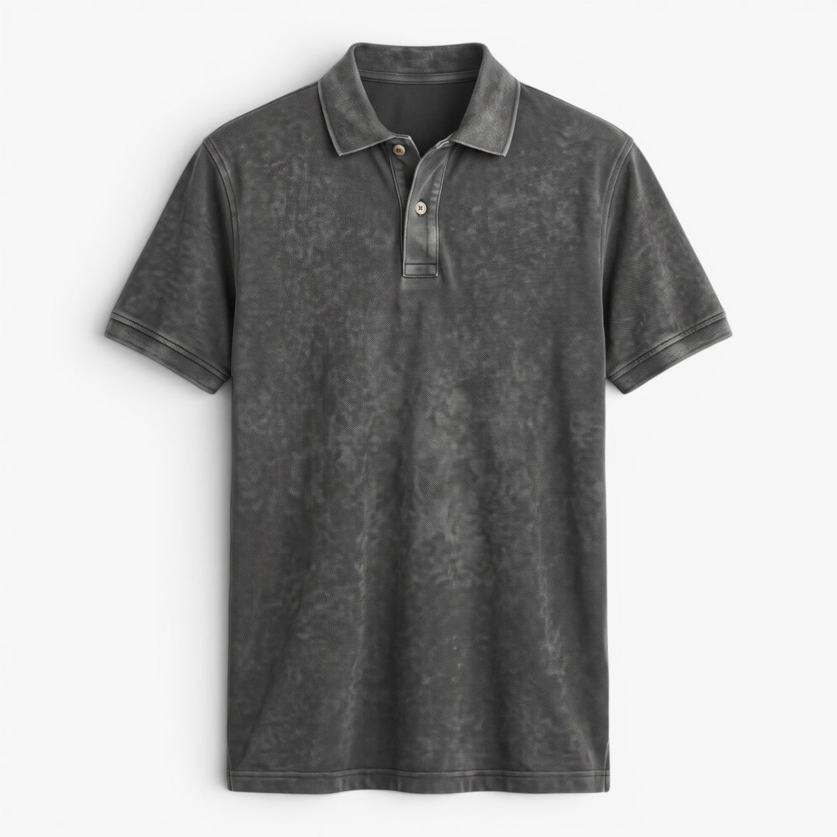 Old Fortune | Heren Vintage Polo Shirt met Verweerd Effect