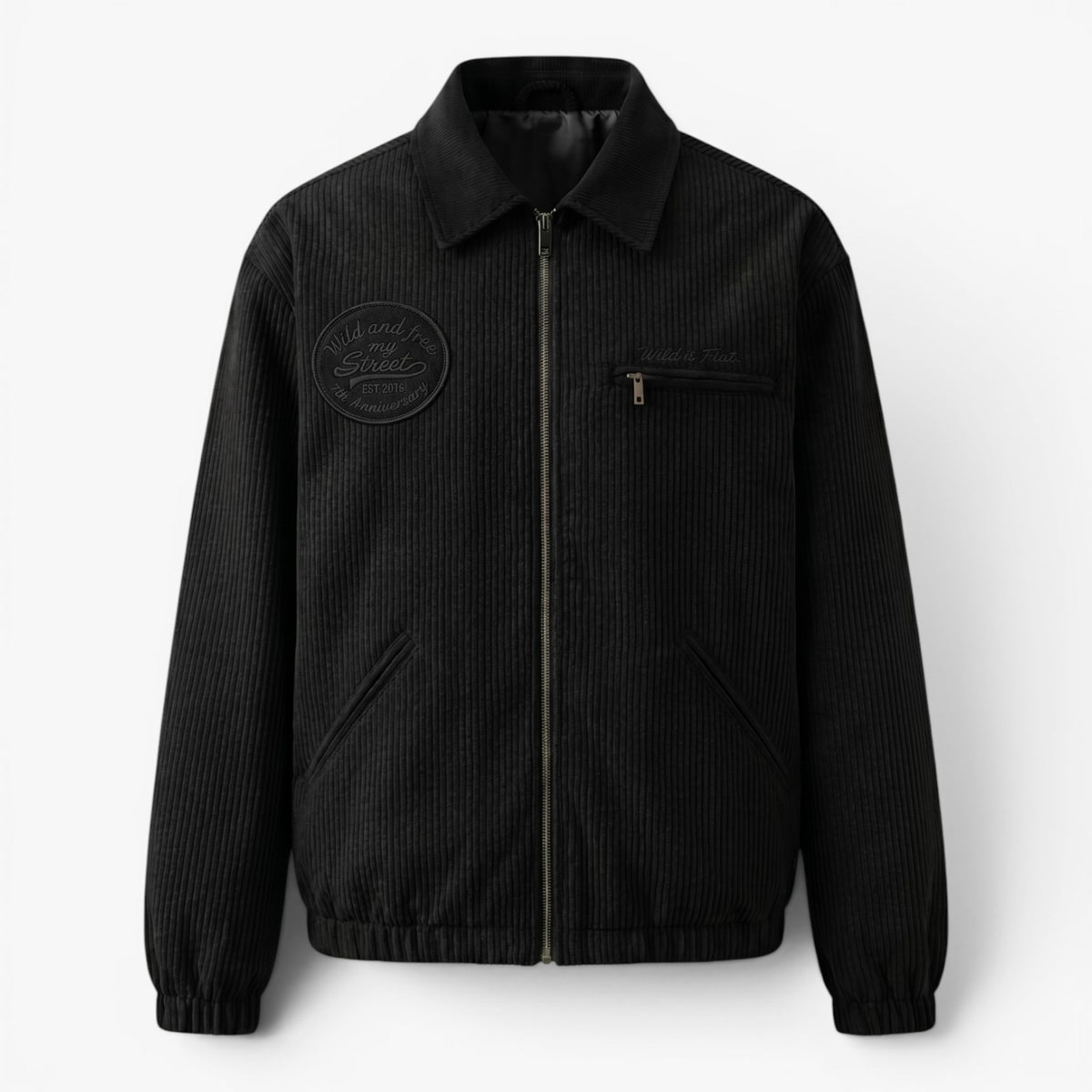 Old Fortune | Herren Vintage Cordjacke mit kontrastierendem Kragen