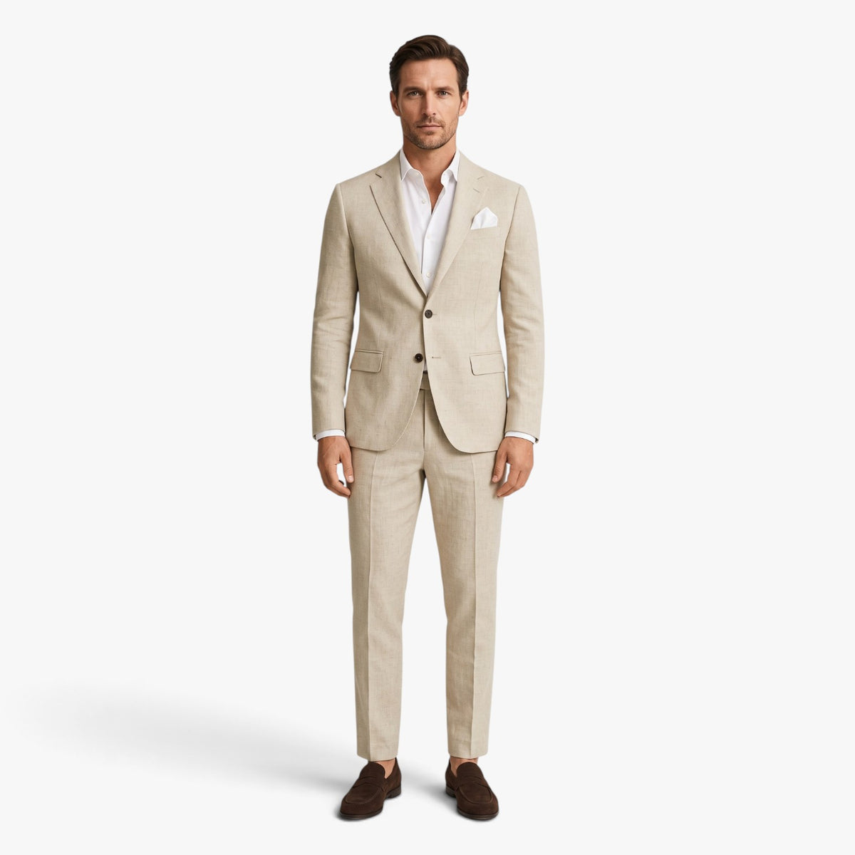 Old Fortune | Męski Dwuczęściowy Garnitur Slim Fit Premium