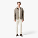 Old Fortune | Men’s transitional jacket with a collar and zip fastening