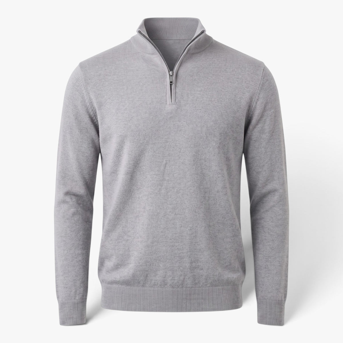 Old Fortune | Herrenpullover mit Reißverschluss am Kragen