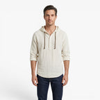 Old Fortune | Men's Hoodie Shirt with Buttons at the Neckline