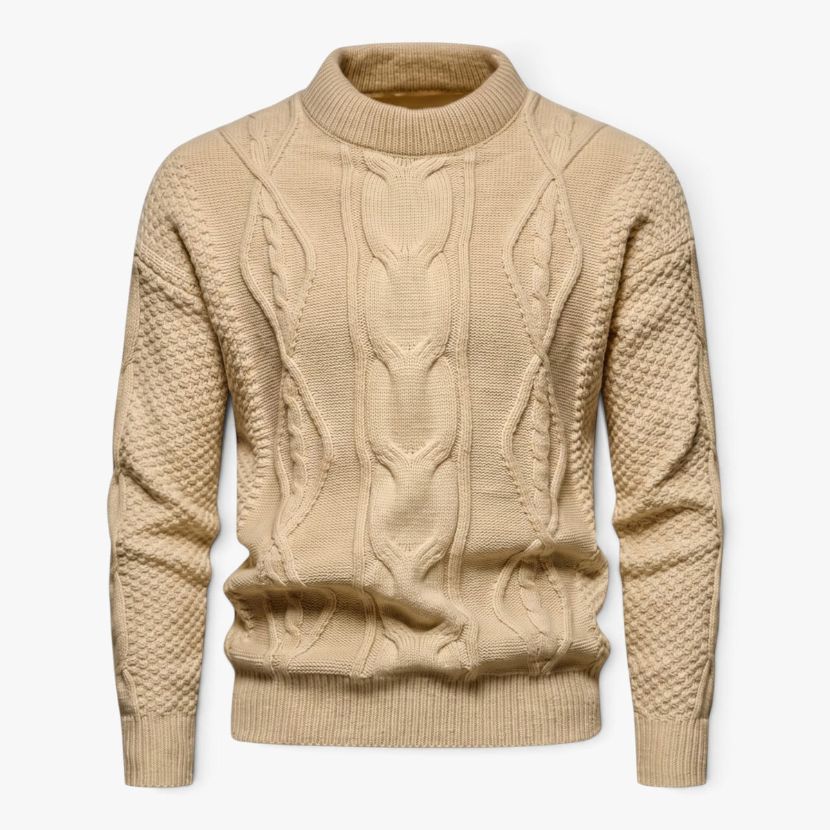 Old Fortune | Herrenpullover mit Zopfmuster