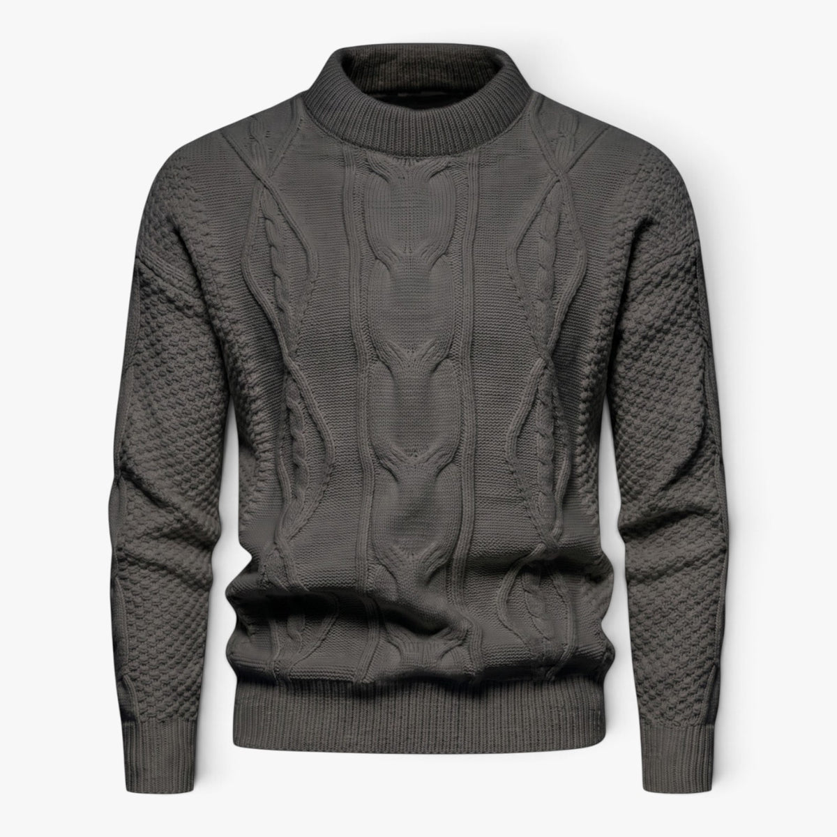 Old Fortune | Herrenpullover mit Zopfmuster