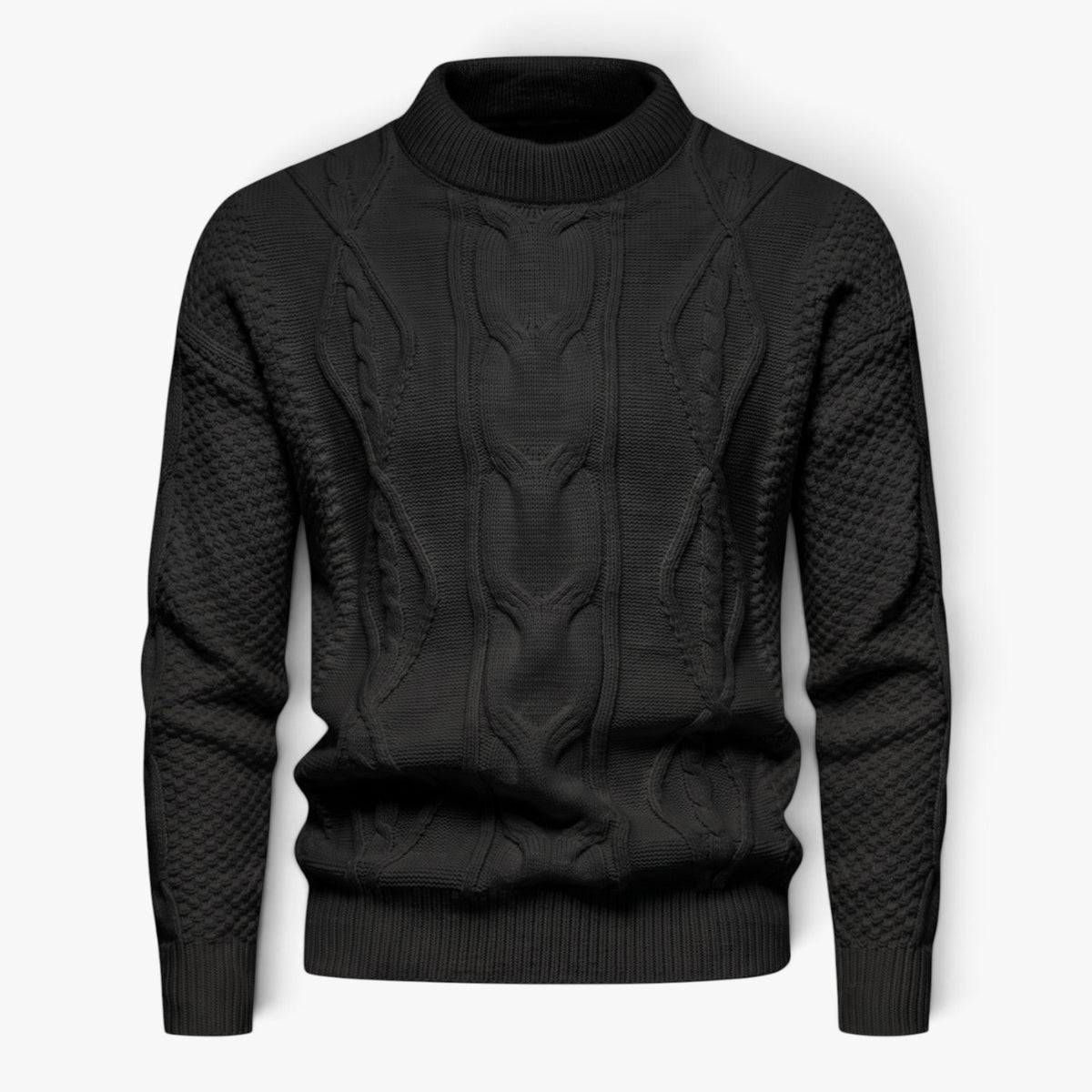 Old Fortune | Herrenpullover mit Zopfmuster