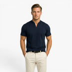 Old Fortune | Heren casual shirt met opstaande kraag  