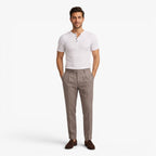 Old Fortune | Heren T-shirt met Ribstructuur, Henley-hals en Knopen, Slim Fit