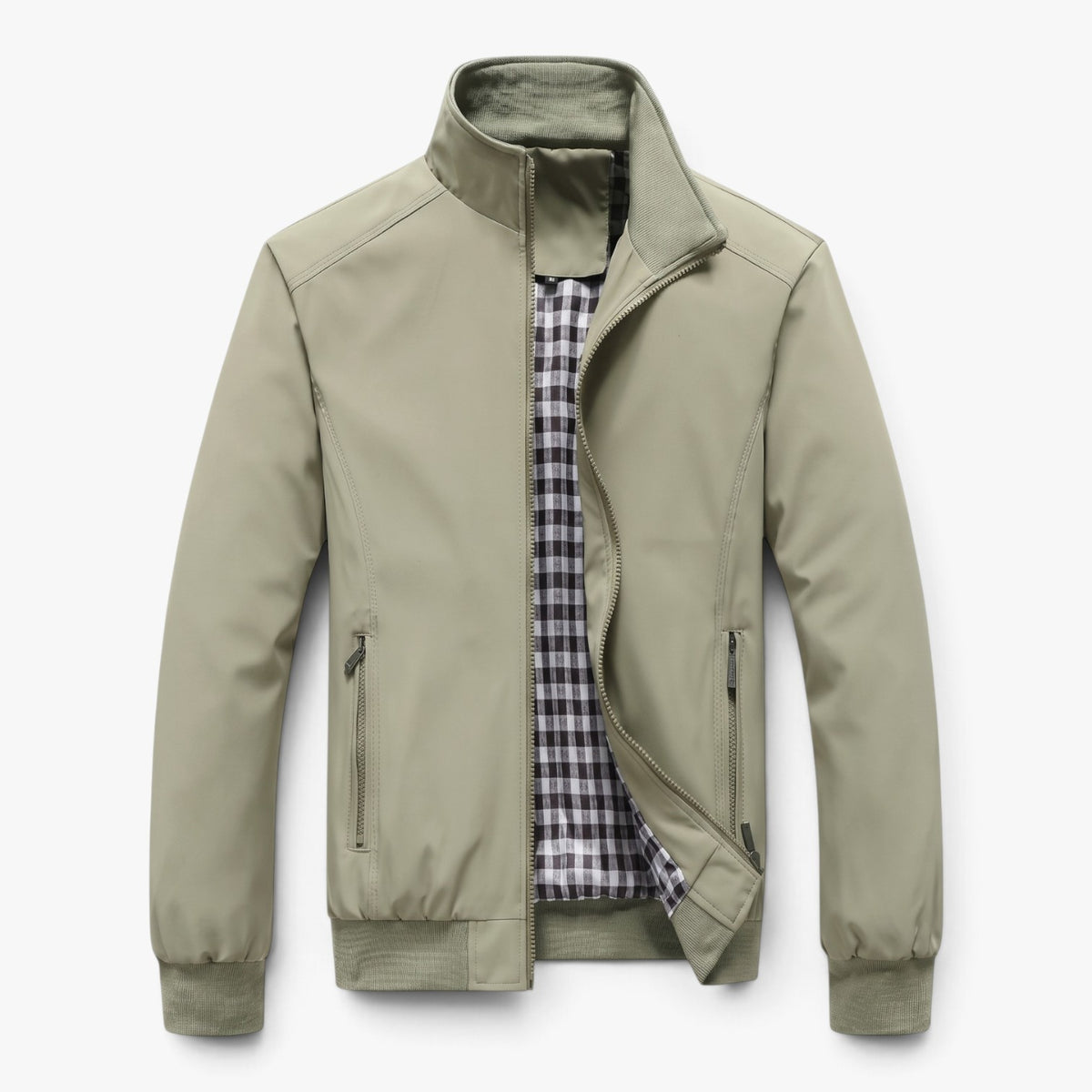 Old Fortune | Herren Leichte Bomberjacke mit Stehkragen