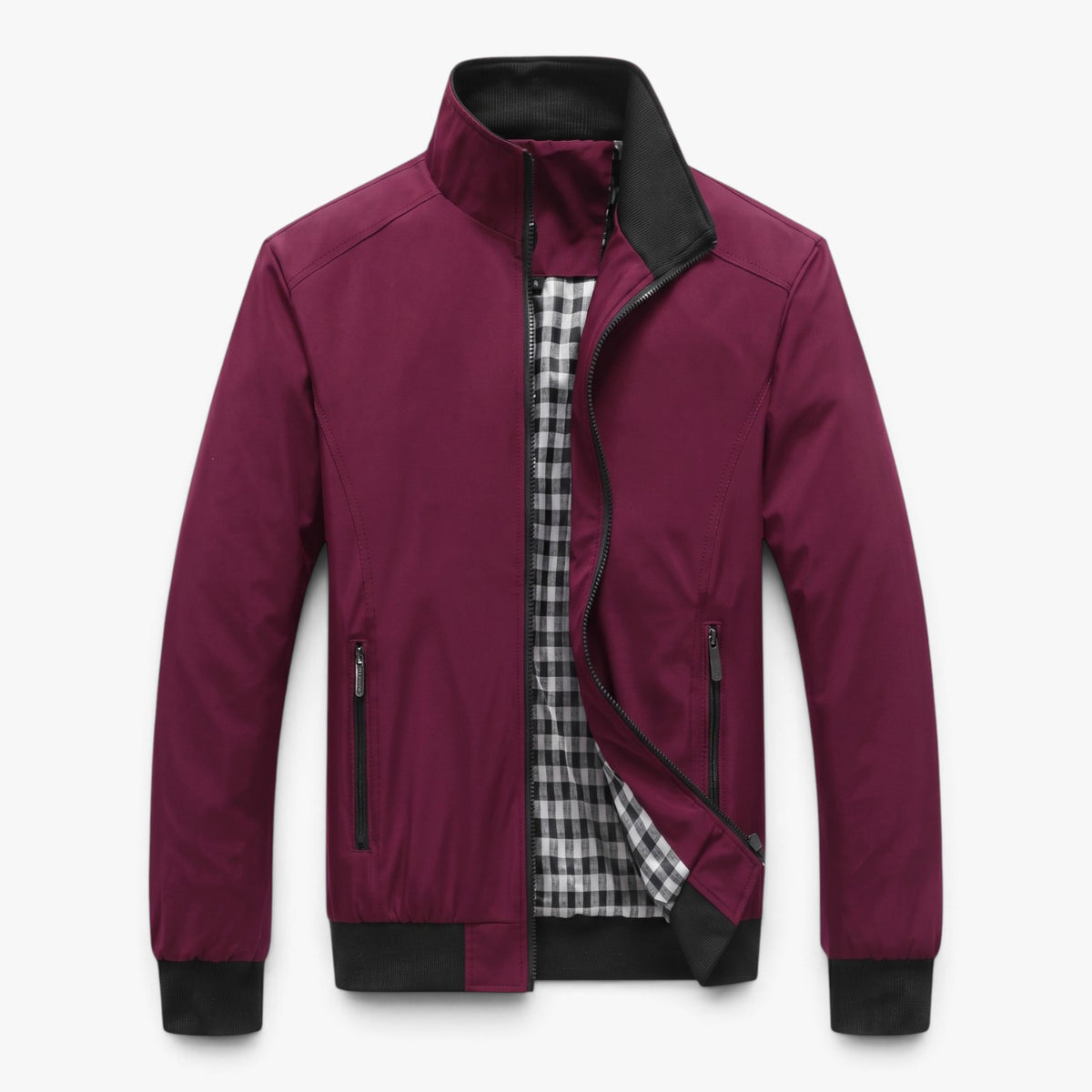 Old Fortune | Herren Leichte Bomberjacke mit Stehkragen