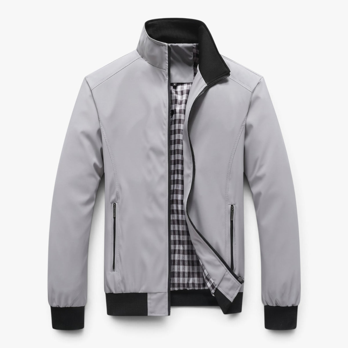 Old Fortune | Herren Leichte Bomberjacke mit Stehkragen