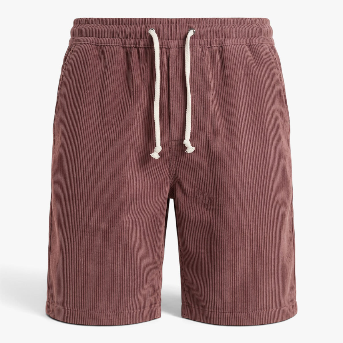 Old Fortune | Męskie Sztruksowe Szorty ze Sznurkiem