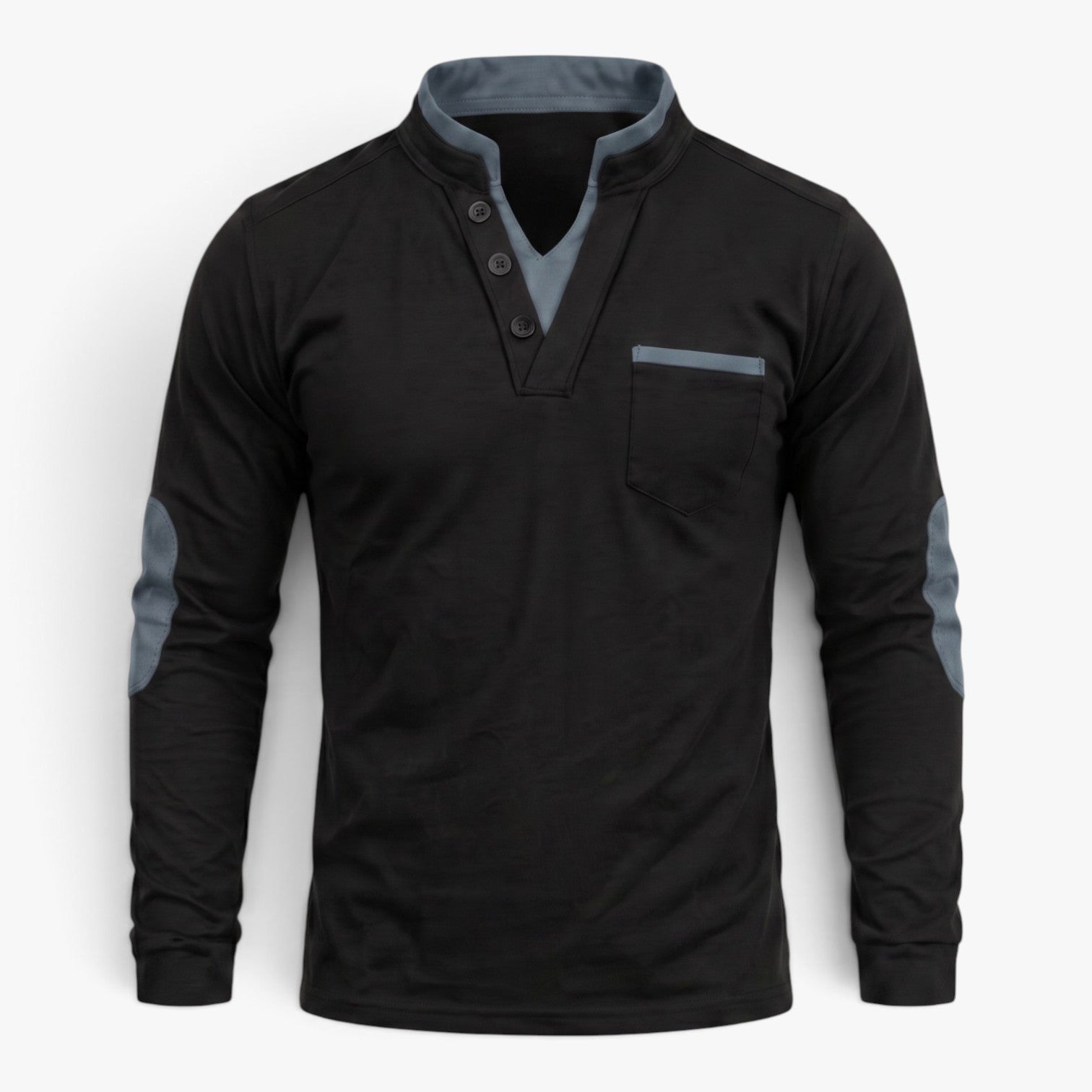 Old Fortune | Men’s Henley Shirt with Pocket