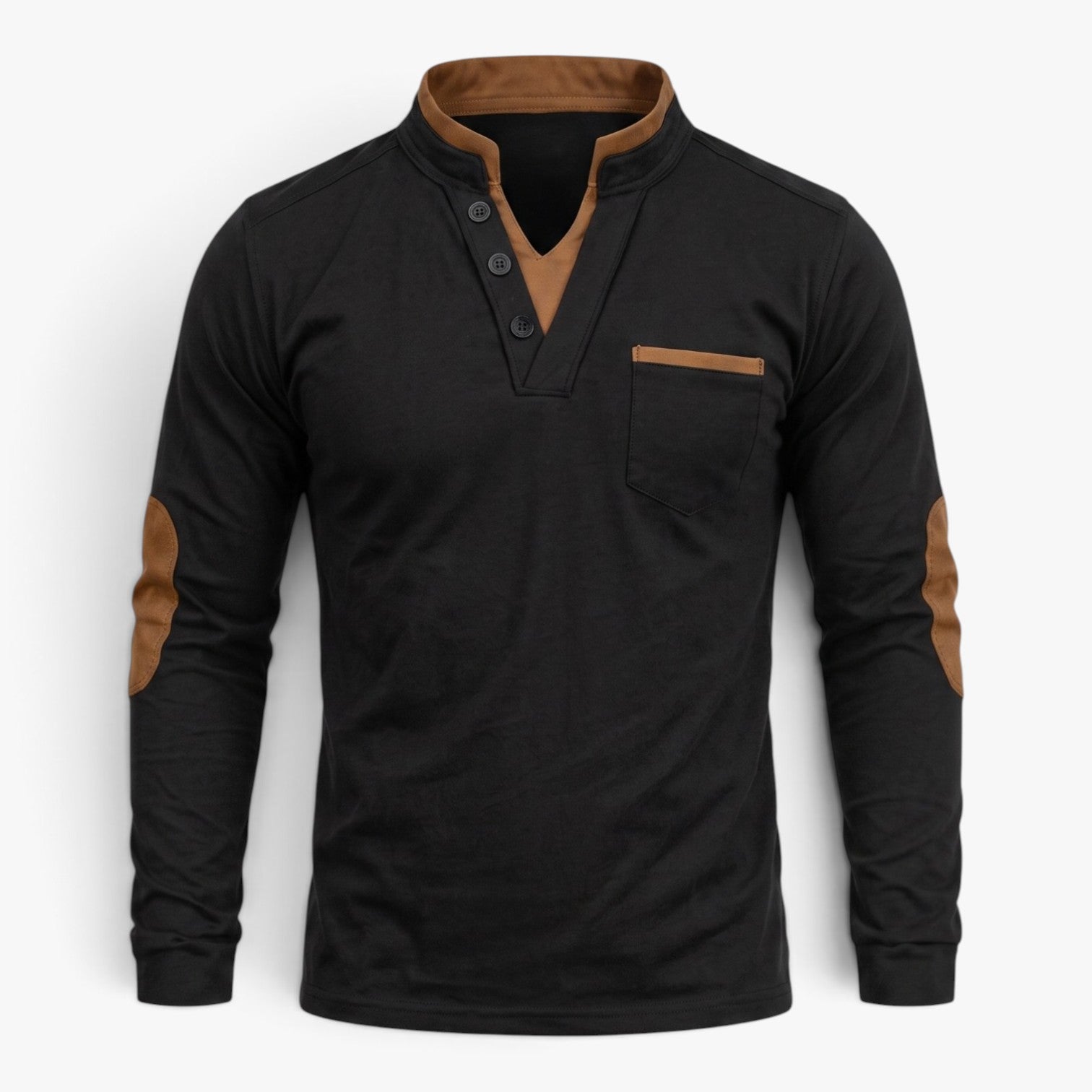 Old Fortune | Men’s Henley Shirt with Pocket