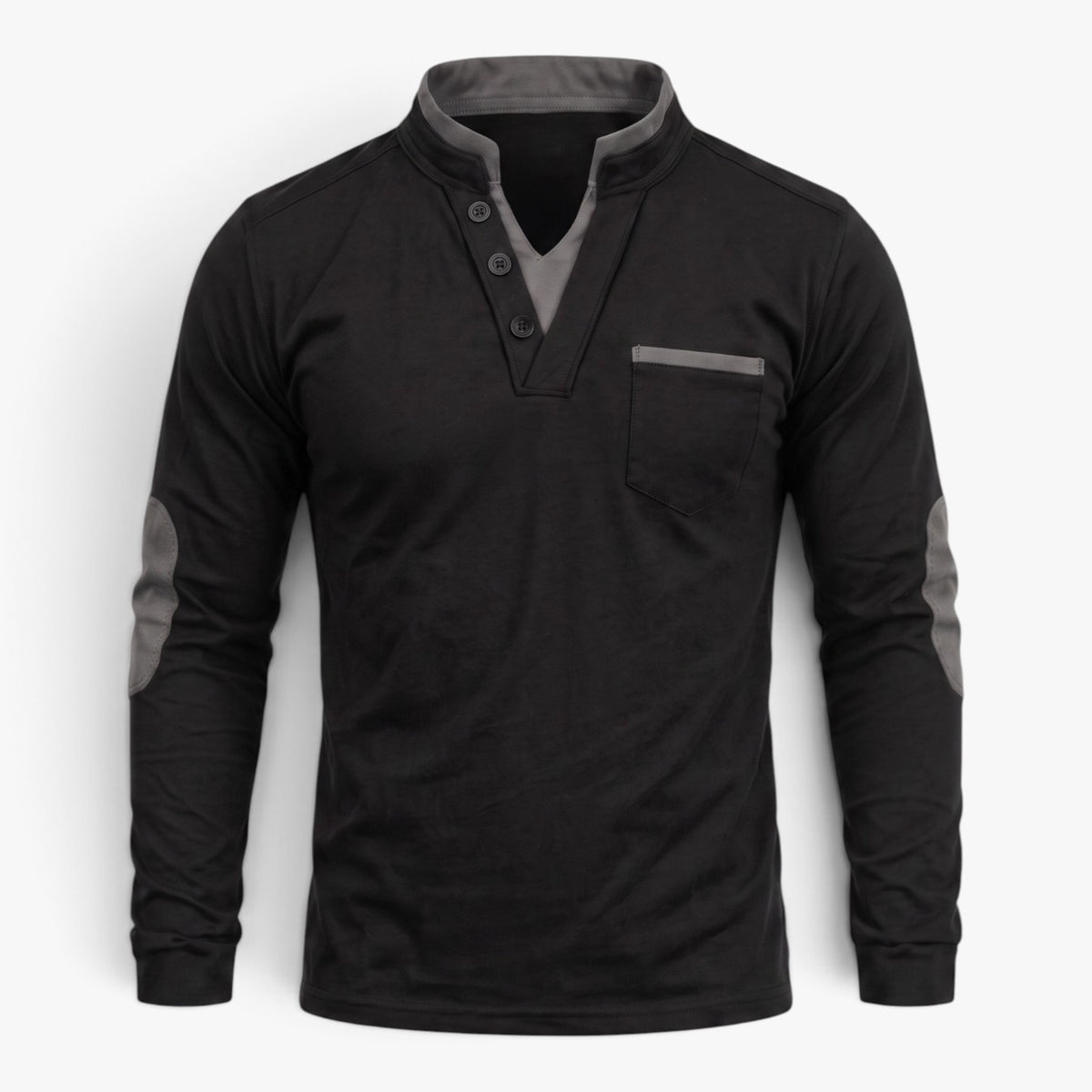 Old Fortune | Men’s Henley Shirt with Pocket
