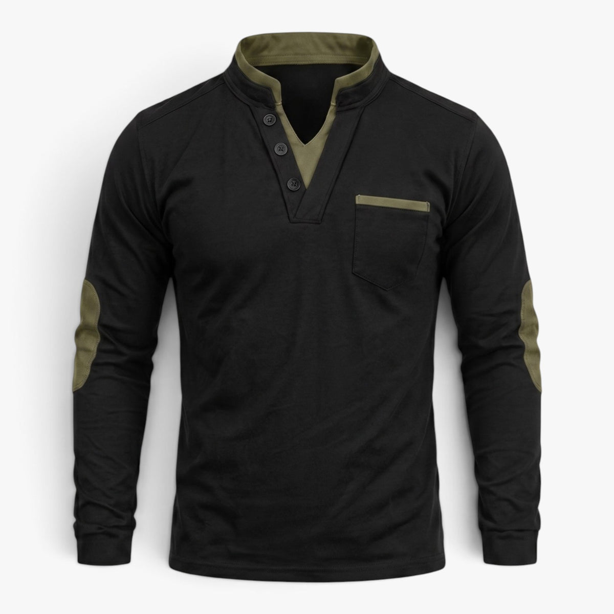 Old Fortune | Men’s Henley Shirt with Pocket