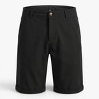 Old Fortune | Heren Elegante Capri Shorts met Omslagmanchet