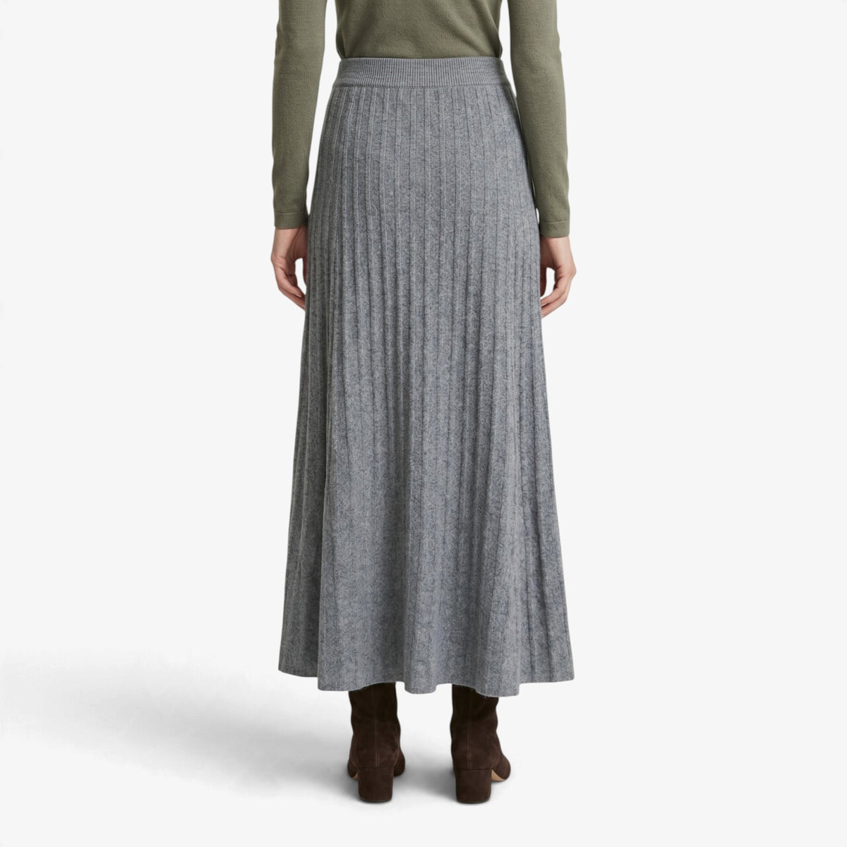 Old Fortune | Women's pleated knit skirt