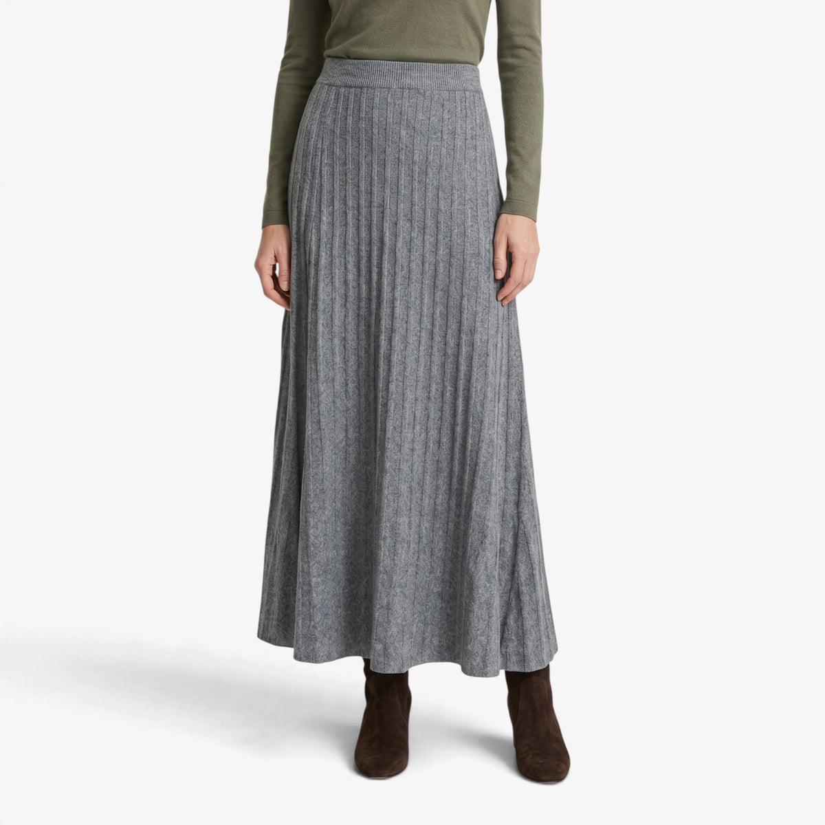 Old Fortune | Women's pleated knit skirt