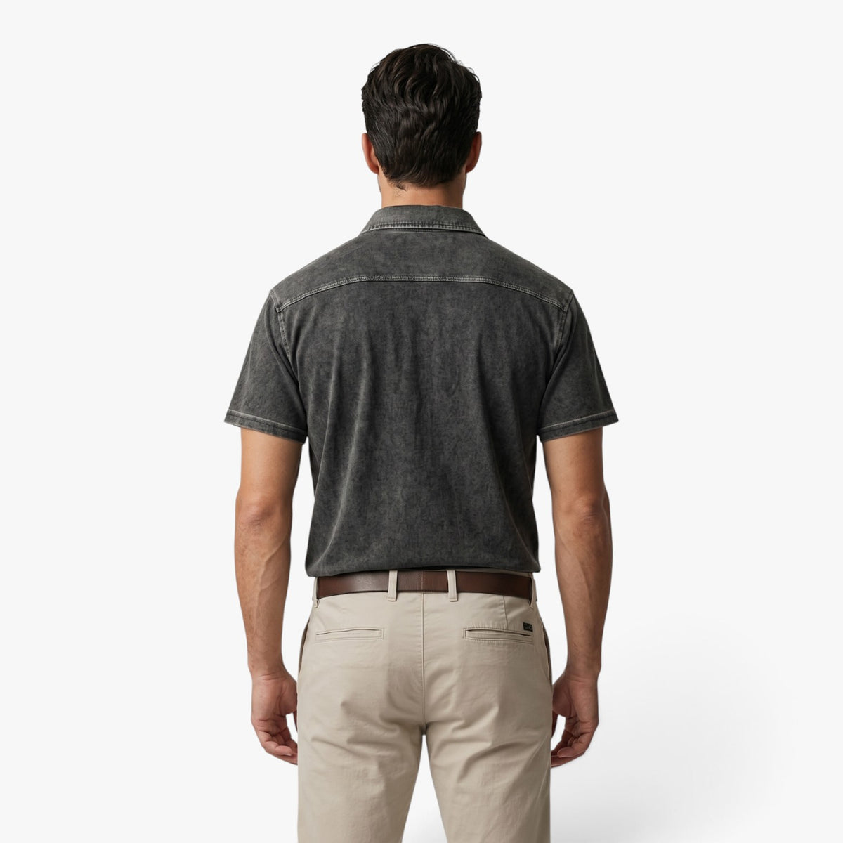 Old Fortune | Men’s Vintage Polo Shirt with Chest Pocket