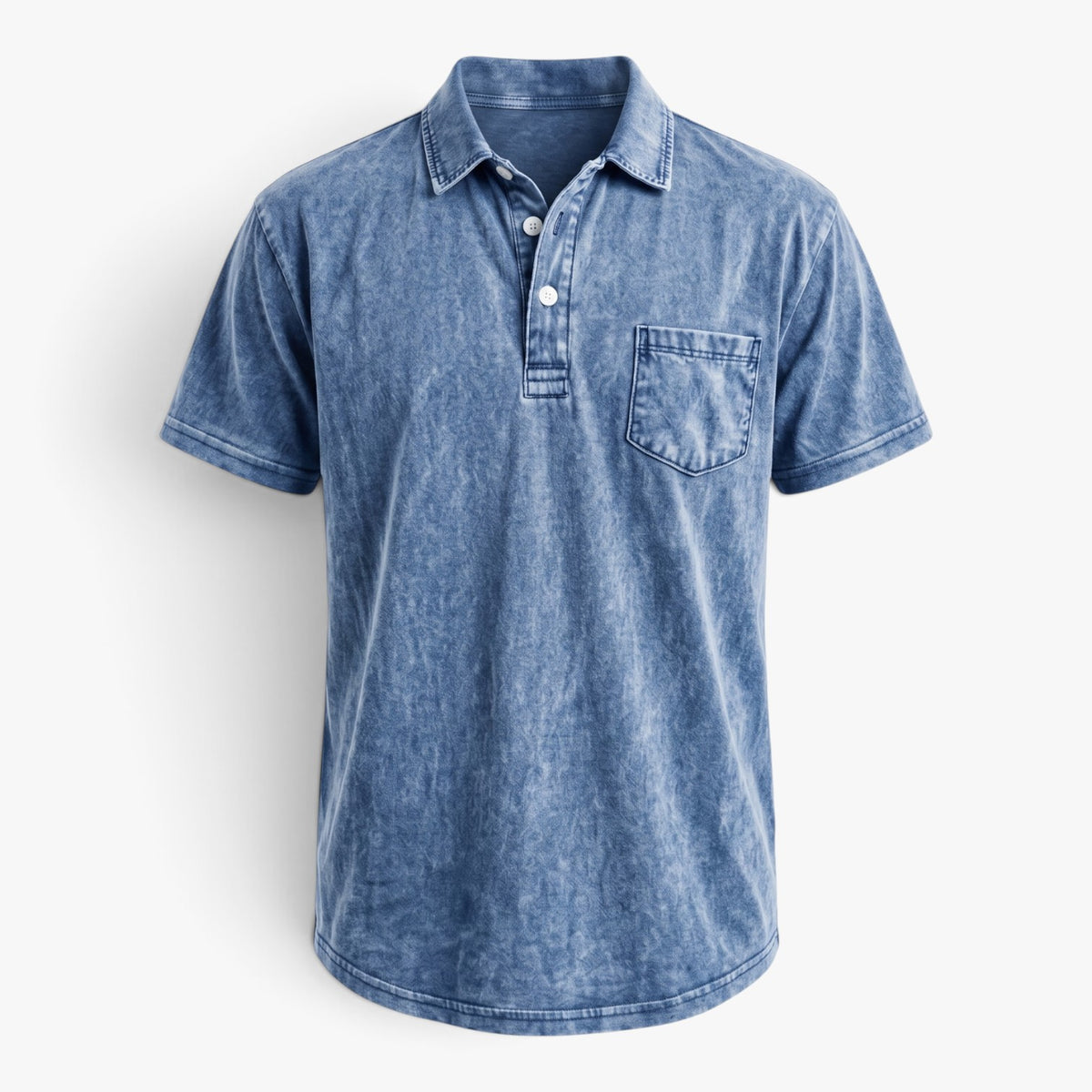 Old Fortune | Men’s Vintage Polo Shirt with Chest Pocket