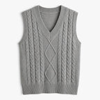 Old Fortune | Women's Knit Vest with V-Neck