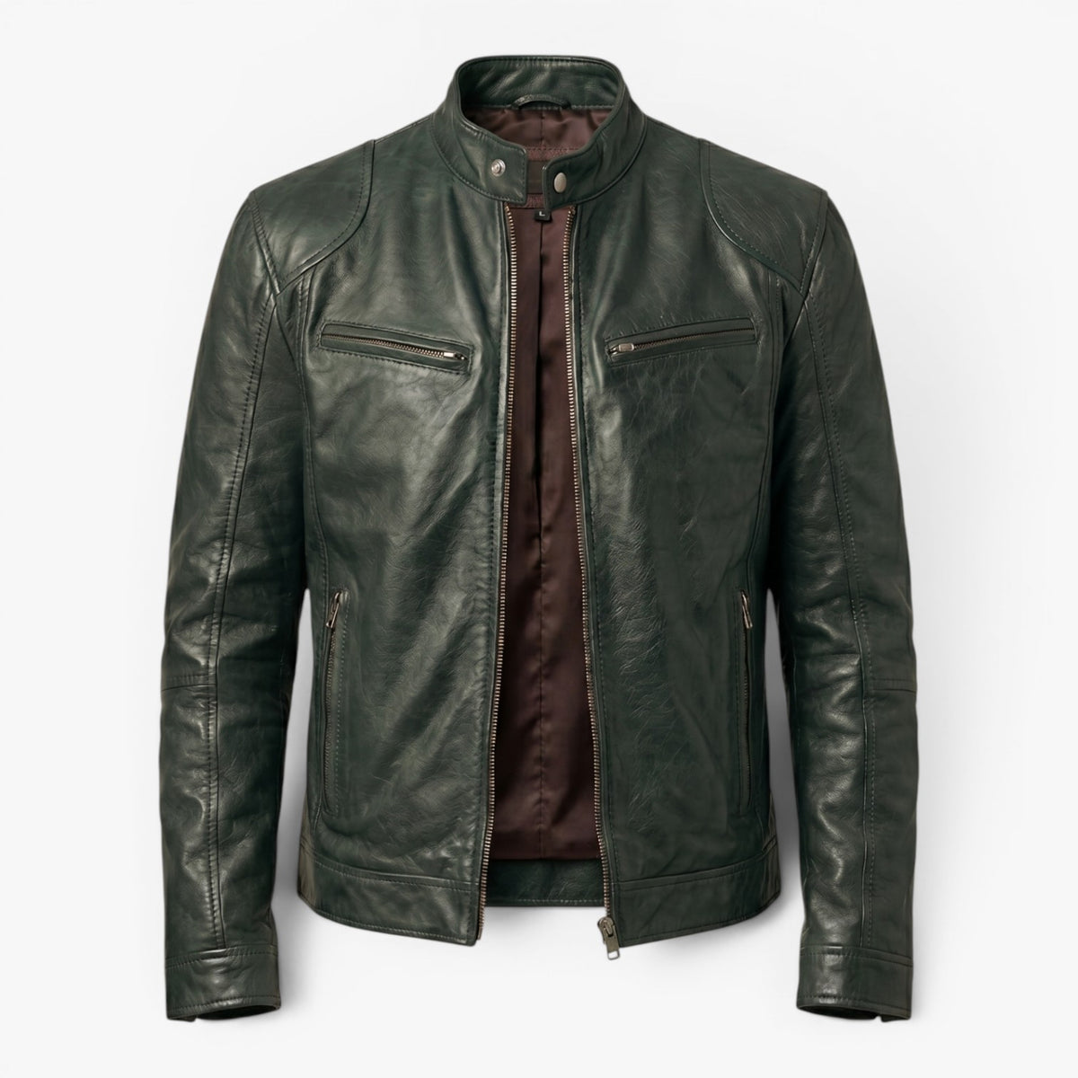 Old Fortune | Herren Vintage Leder-Motorradjacke