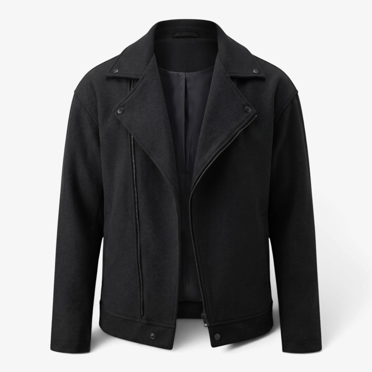 Old Fortune | Herren-Motorradjacke mit asymmetrischem Reißverschluss