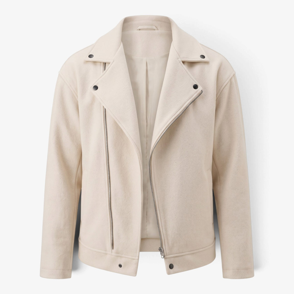 Old Fortune | Herren-Motorradjacke mit asymmetrischem Reißverschluss