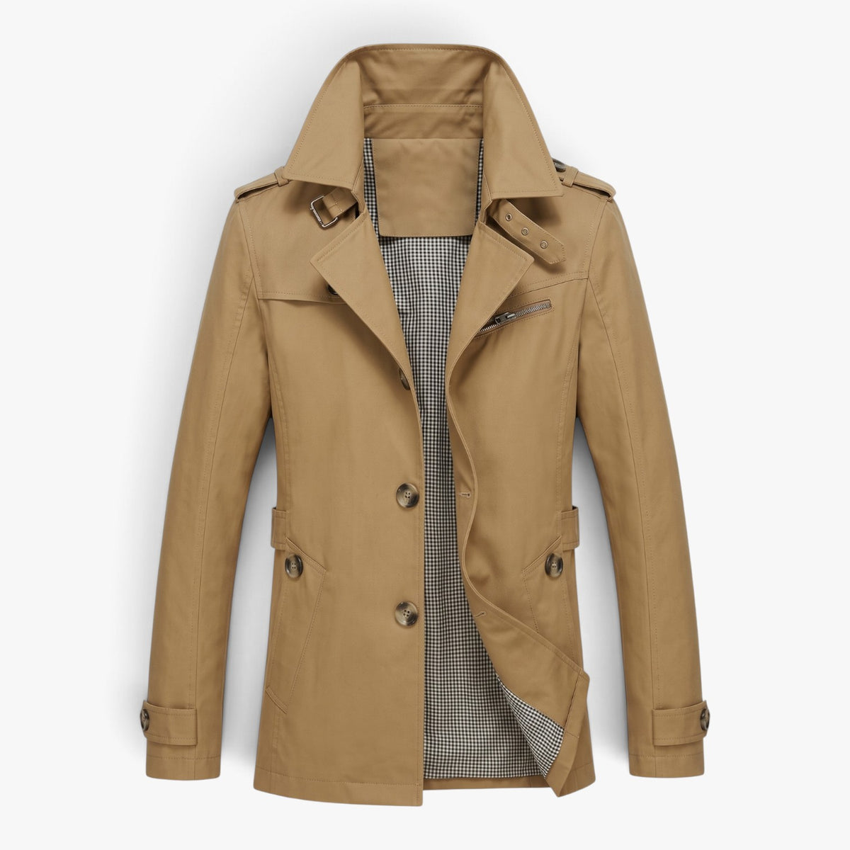 Old Fortune | Herrenjacke mit Kragen und Schulterklappen