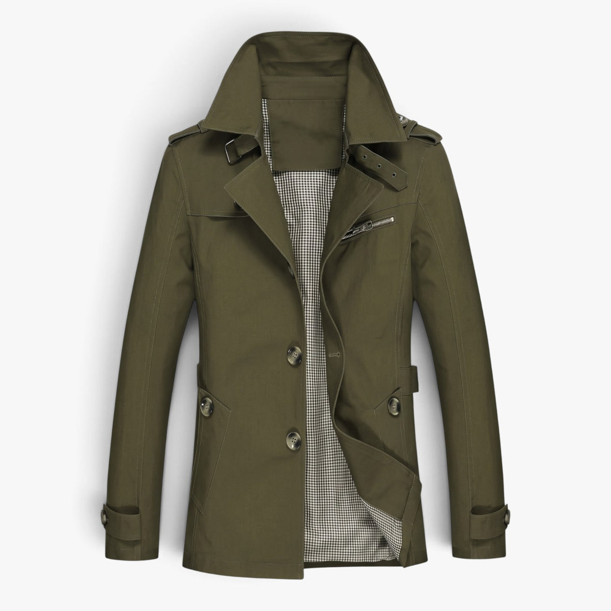 Old Fortune | Herrenjacke mit Kragen und Schulterklappen