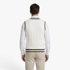 Old Fortune | Men's Knitted V-Neck Vest