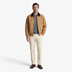 Old Fortune | Herren-Arbeitsjacke mit kontrastierendem Kragen