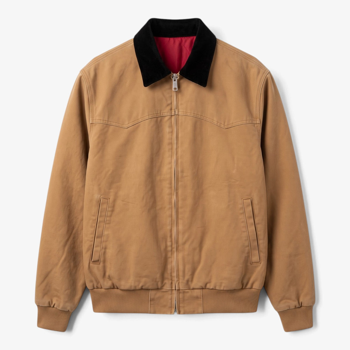 Old Fortune | Herren-Arbeitsjacke mit kontrastierendem Kragen