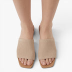 Old Fortune | Dames Slippers met Lage Hak en Brede Band